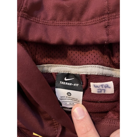 Minnesota Golden Gophers Nike Therma-FIT Hoodie Men's Xs Maroon - Picture 6 of 11